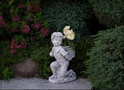 Young boy 40cm figure statue figurines sculpture statues garden